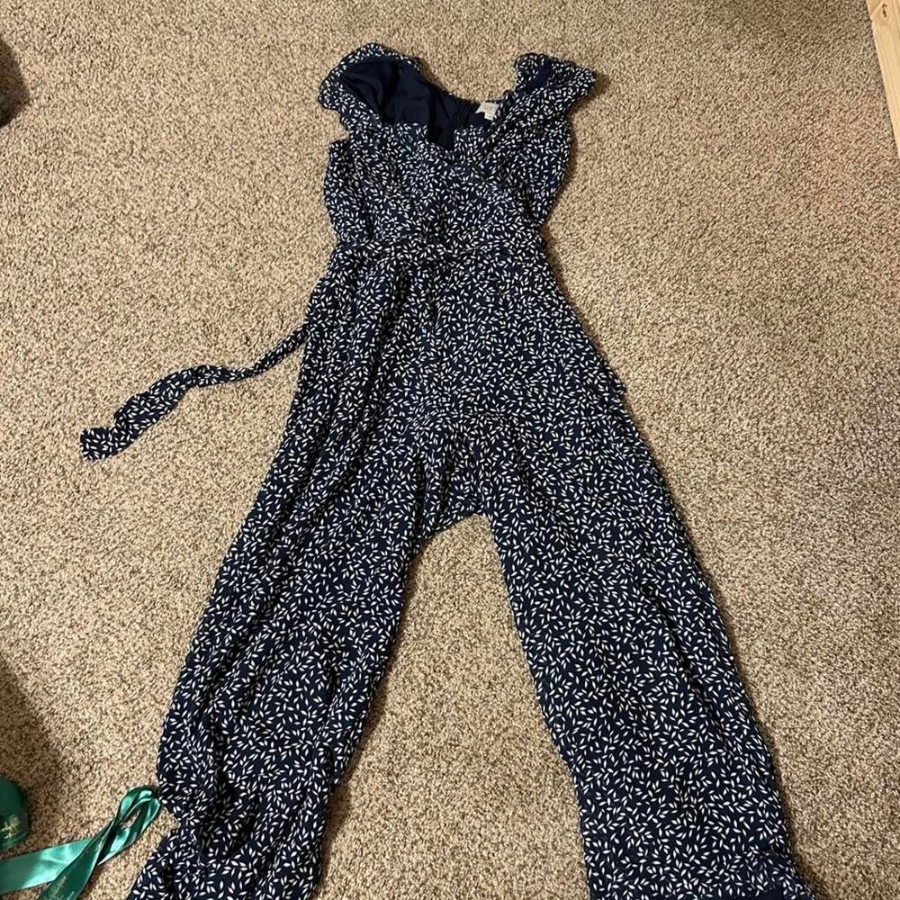 Loft Women's Navy and Blue Jumpsuit